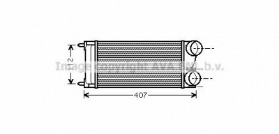 AVA QUALITY COOLING pe4334 -  Интеркулер